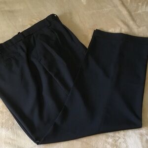 Classic Black Dress Pants with Stretch Waistband
